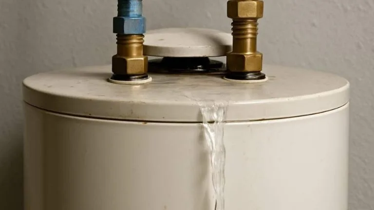 Water Heater Leaking from Top