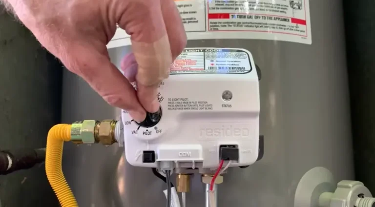 tuning-on-pilot-of-gas-water-heater